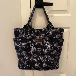 Marc Jacobs Black and White Floral Tote